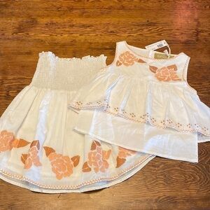 Tuchinda girls 2 piece skirt and blouse size 6